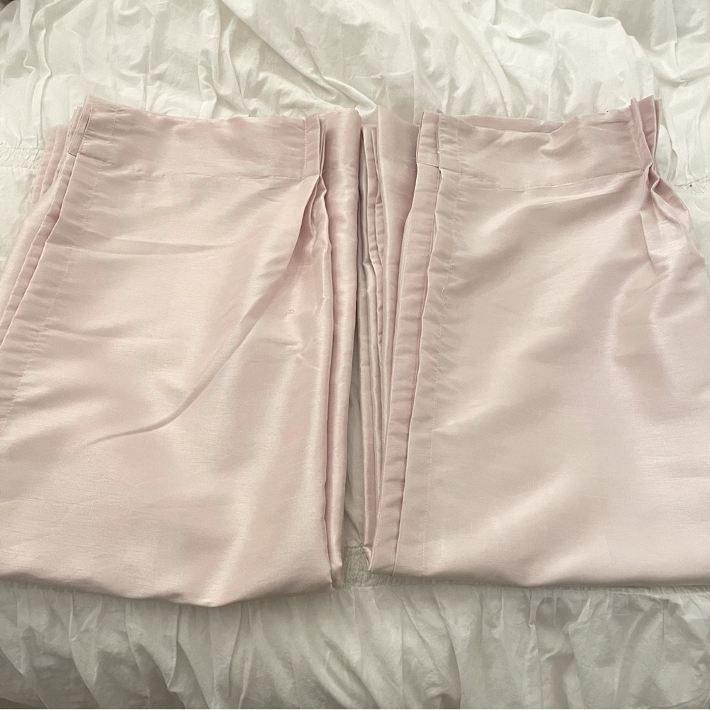 Simply Shabby Chic Light Pink Curtain Panels - Picture 7 of 12